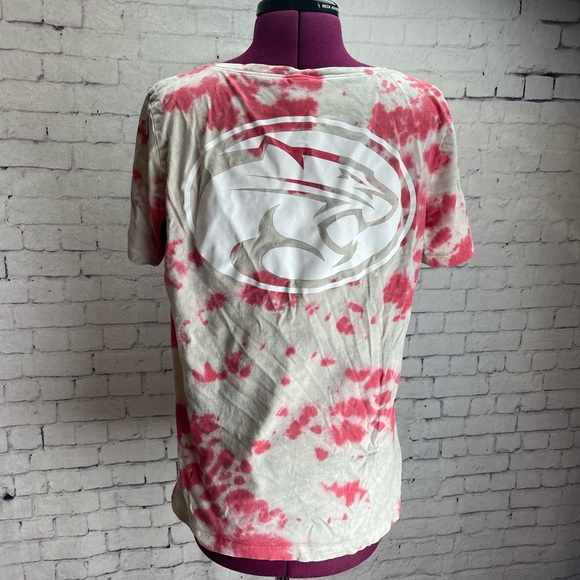 Pink by Victoria’s Secret with 5th & ocean houston cougars tie dyed tee size m - Picture 4 of 7